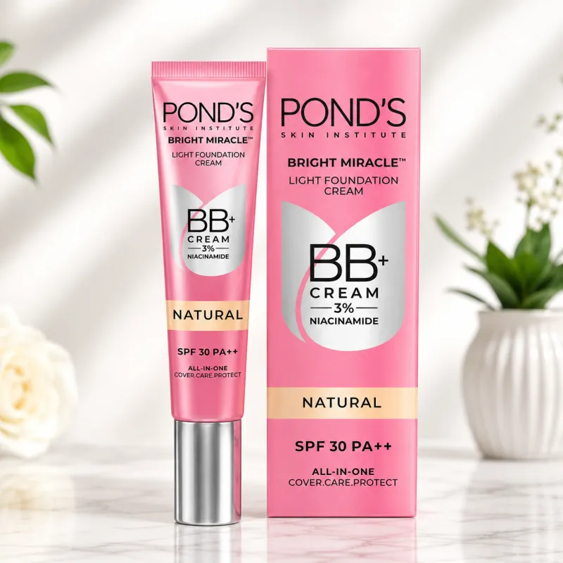 Pond's Bright Miracle BB+ Cream Light Foundation - Natural - Ario Mart