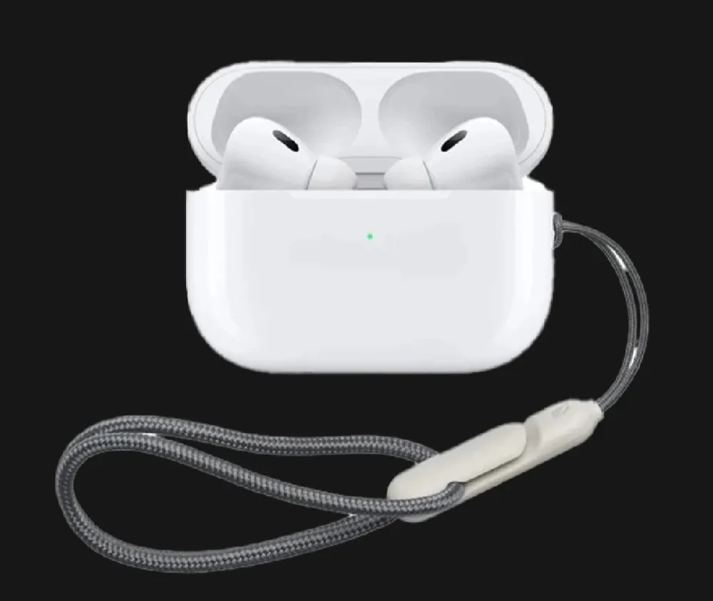 Airpods Pro 2nd Generation Premium Quality ANC Dubai version A Grade - White - Thumbnail