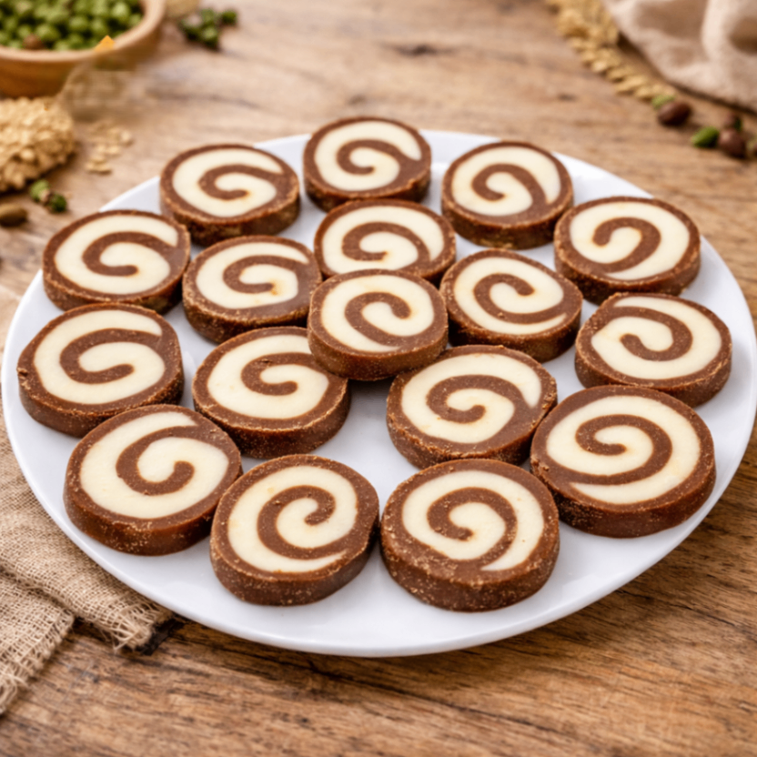 Premium Three Cake Sandesh - 100% Pure Milk Sweet - Thumbnail